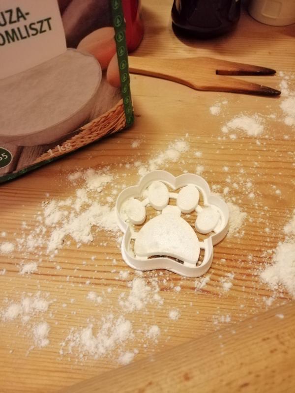Dog Footprint Cookie Cutter