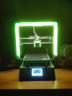 lighting of the printer's table