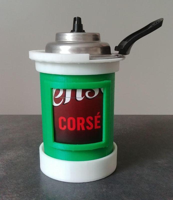 Pad Can "Colonne Morris" for Senseo Coffee Maker