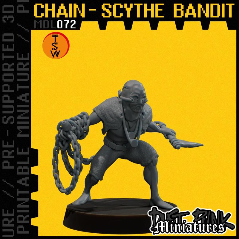 MDL072 CHAIN-SCYTHE BANDIT [PRE-SUPPORTED]