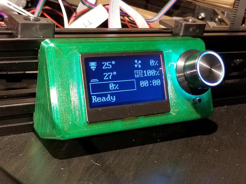 FYSETC 12864Mini V2.1 B mount for Kossel Delta