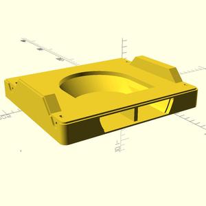 flat ANYCUBIC Photon S 100mm Vent base/adapter