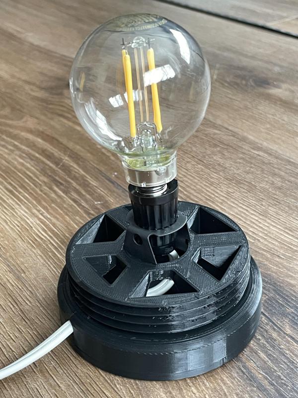 Clip-In Candelabra Lamp Base