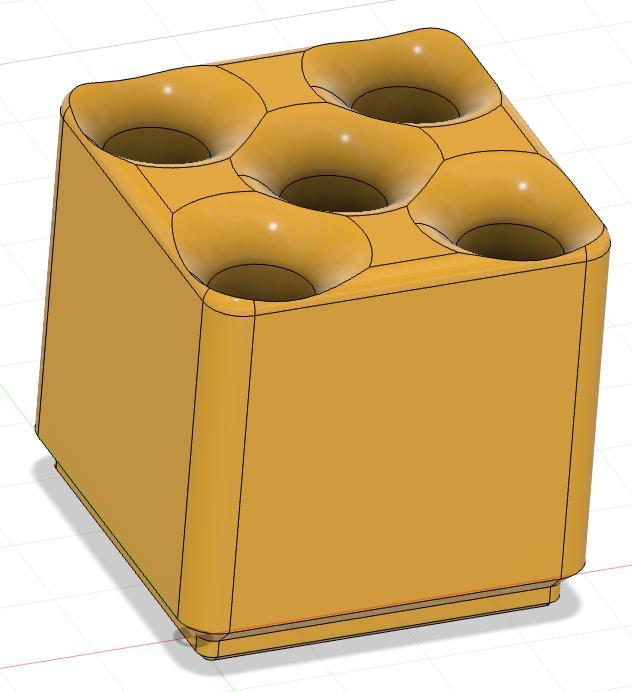 Gridfinity 5x any pencil holder