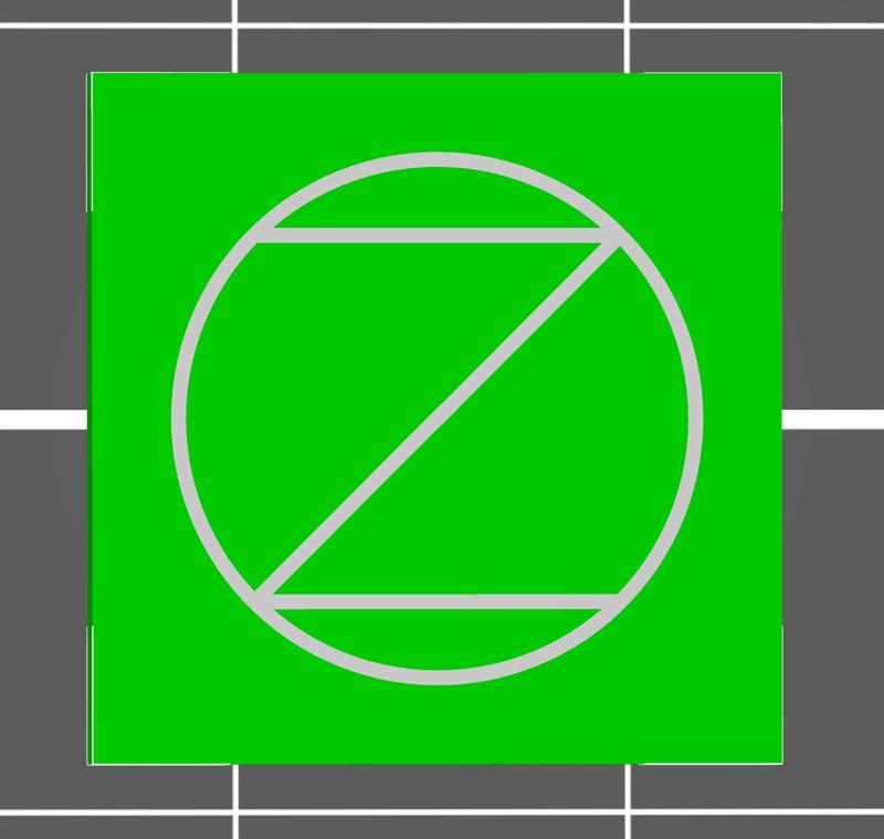 ISO 7000-0144 proportioned for solid
