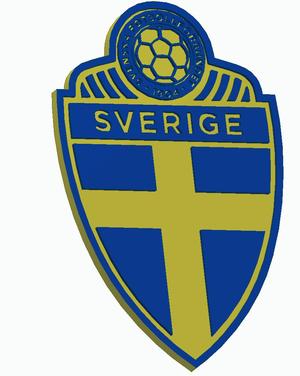 Sweden Football Team Badge (Sverige Landslag) Wall art