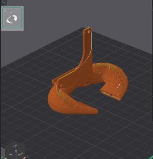 Frankenstein's Cuttlefish Anycubic i3 Mega Duct