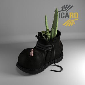 flowerpot_flowerpot_Boot_pot