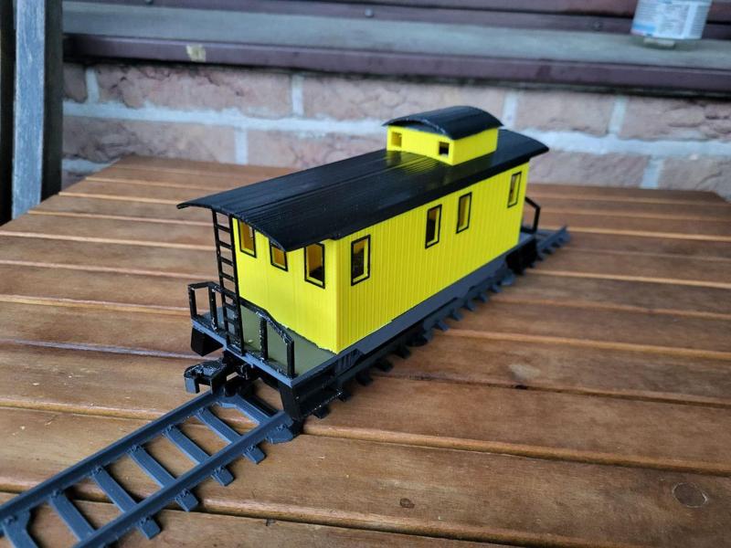 Caboose O Gauge compatible with OS Railway
