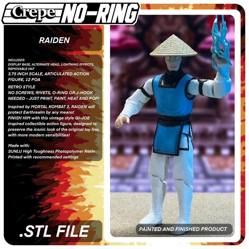 NO-RING | RAIDEN - MORTAL KOMBAT 2 ACTION FIGURE