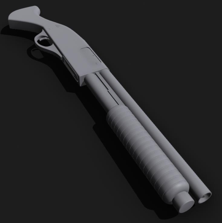 Sawed Off Shotgun ( Prop-Gun ) 1/1 Size