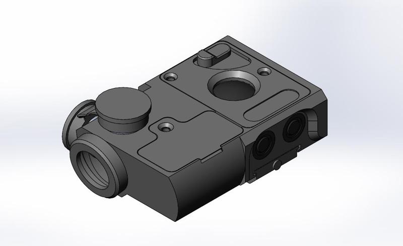 Perst-4k DUMMY laser aim device (old gen) 1:1 SCALE