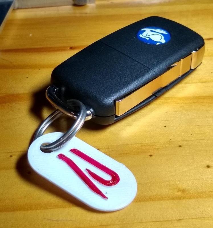 KEY RING BADGE R LINE VW 2021