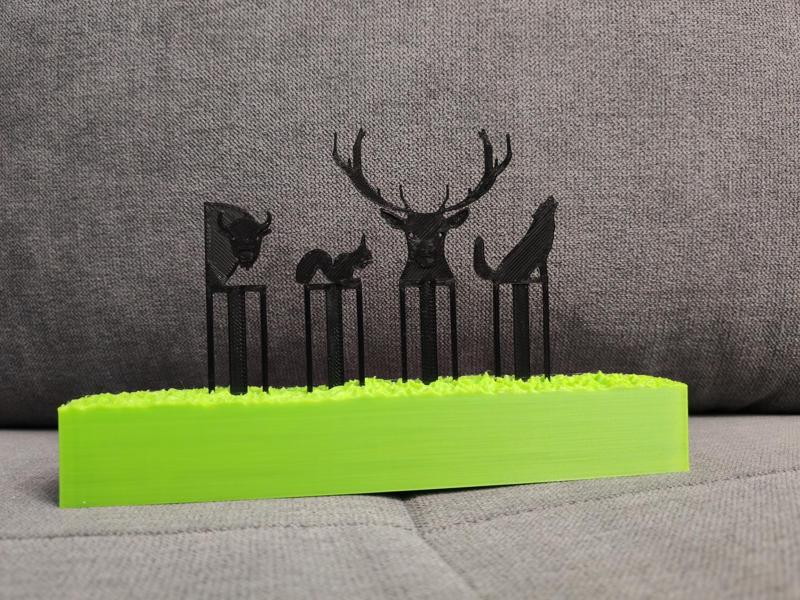 Grass bookmark stand