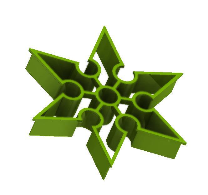 Ninjastar 6p Cookie cutter