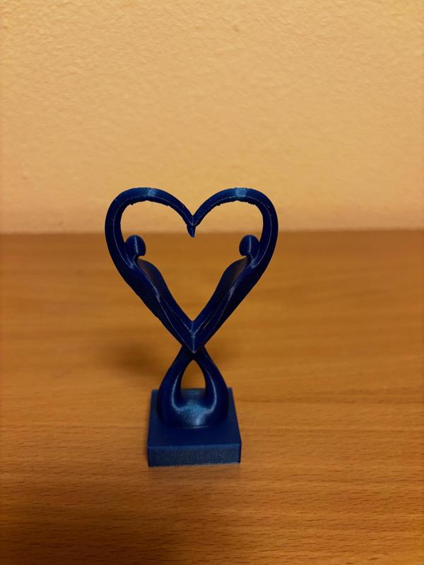 Valentine day modern art statue