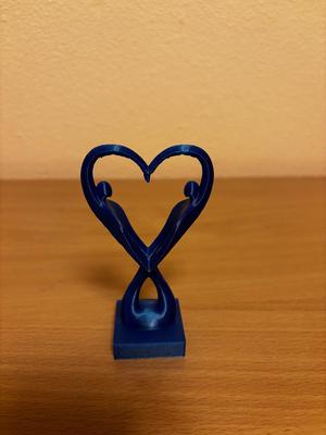 Valentine day modern art statue