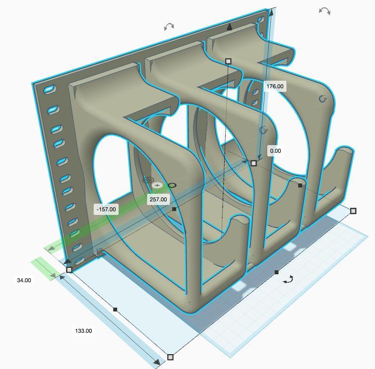 4U 10" rack bracket for 3 Mac Mini M4s