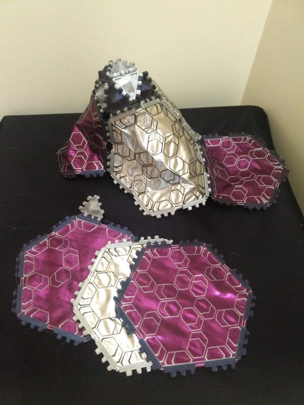 Fabric PolyPanels big Hexagon