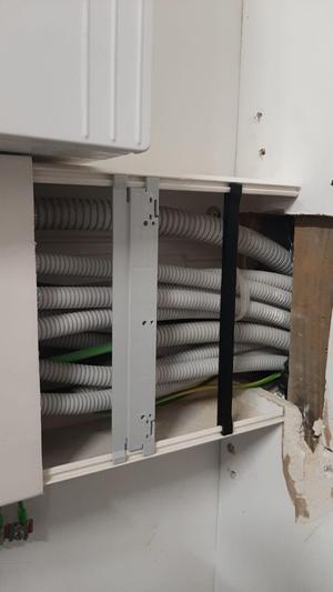 Cover clip for OBO bettermann WDK trunking (Width 230)