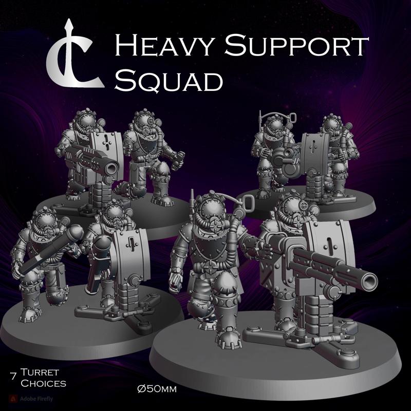 Heavy Support Squad  -  Presupported