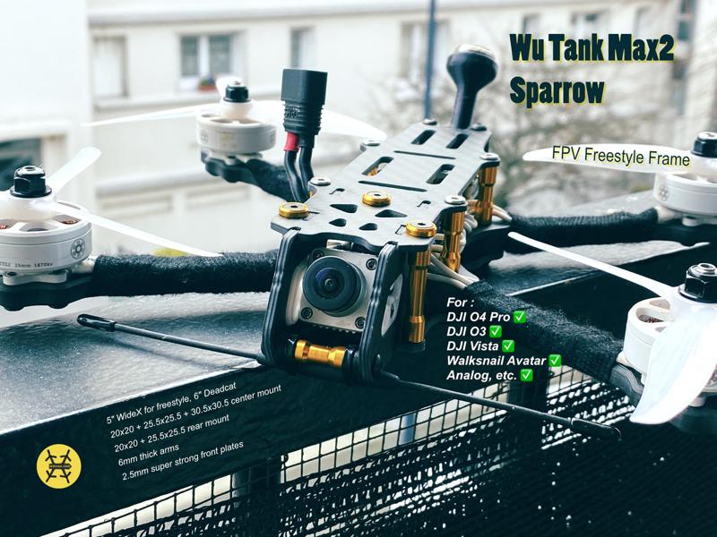 WU TANK MAX2 (Sparrow Edition) - 5 & 6 inch freestyle frame