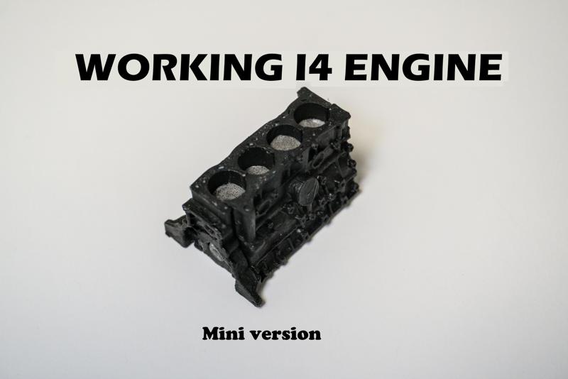 WORKING I4 ENGINE