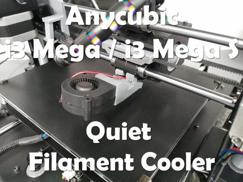 Anycubic i3 Mega Quiet Filament Cooler v1.0