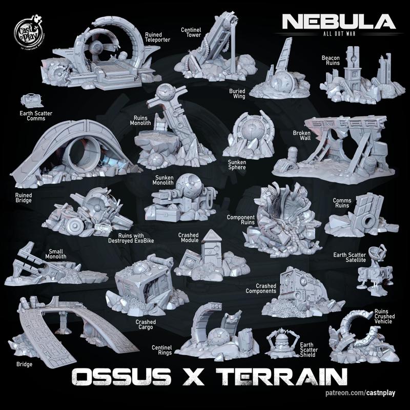 Ossus X Terrain (Pre-Supported) - Terrain