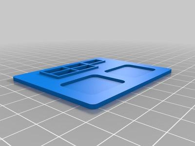 Insertplate for five JST-Connector´s
