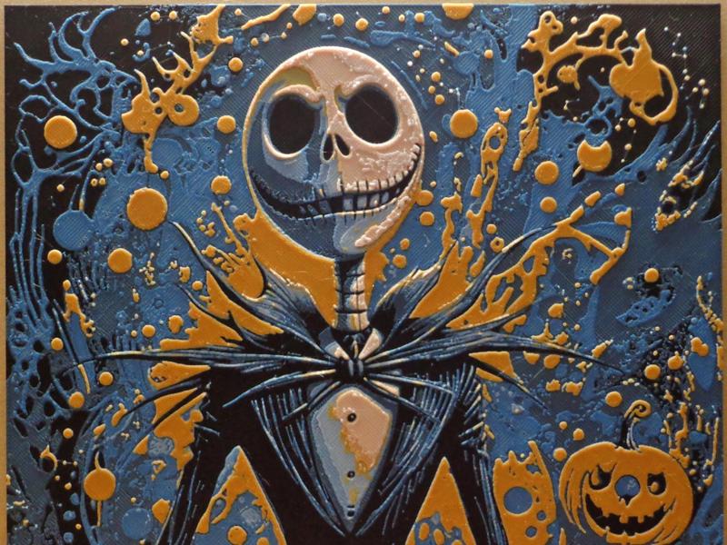 Hueforge Jack Skellington