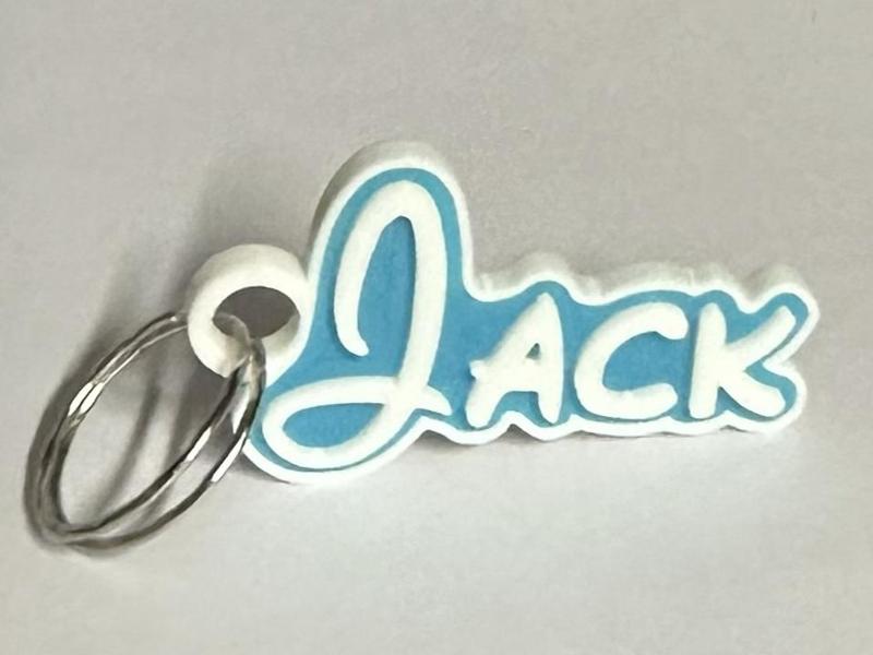 Name keychain Jack