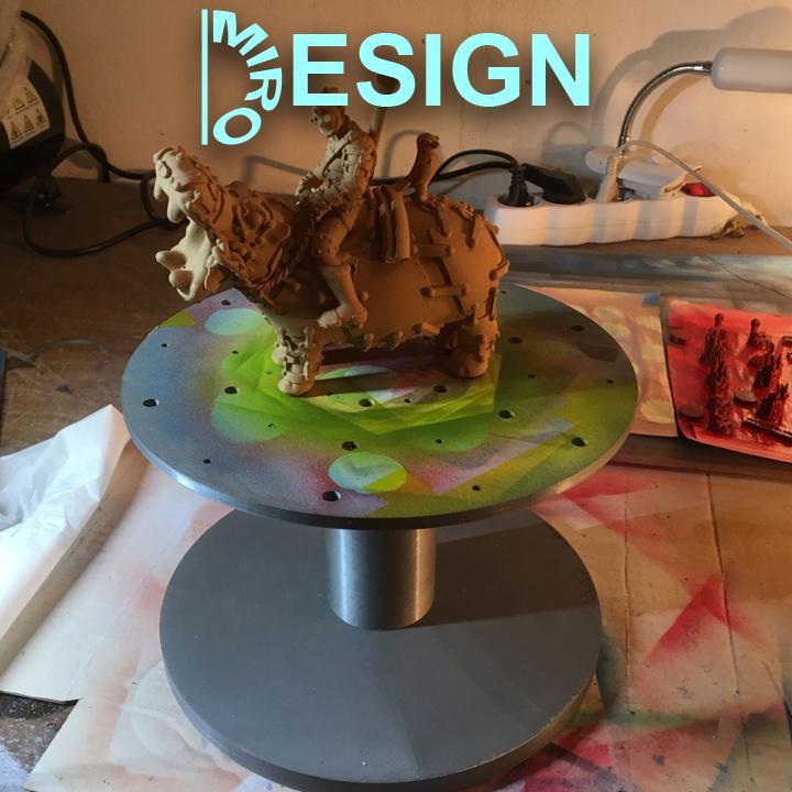 Airbrush model stand