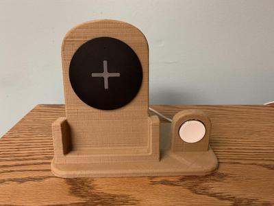 iPhone XS Max IKEA wireless phone and Apple Watch Dock