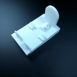 SKELETON DIGING UP OUT OF THE GRAVE