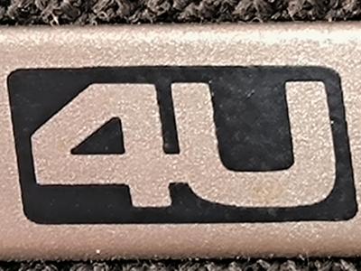 Front panel of the audio speaker 4U