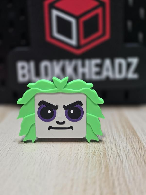 Blokkheadz Beetlejuice - Magnet, Ornament and Regular Collectible