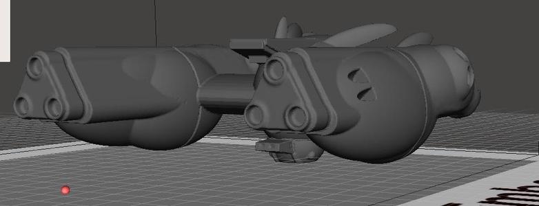Robotech Masters Captured and Refit Paranoid Interceptor 