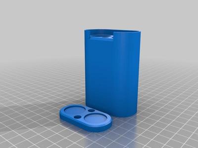 Magnetic 18650 battery holder