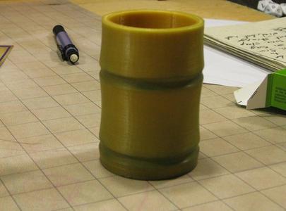 Bamboo dice cup