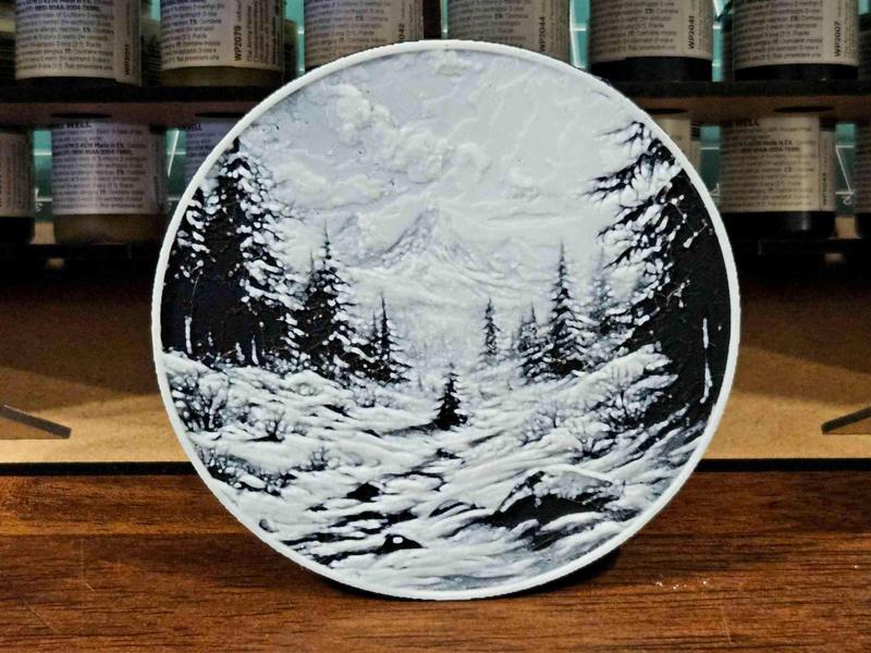 Winter Landscape Coaster