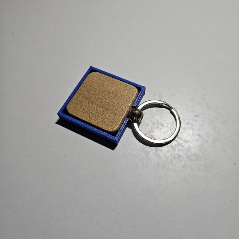 Square bamboo or wood key holder die