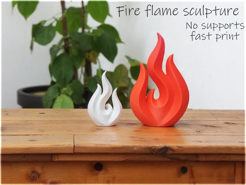 Fire Flame Sculpture