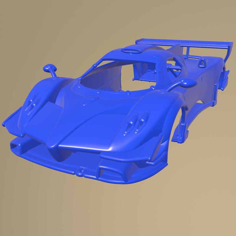Pagani Zonda Revolucion 2013 PRINTABLE CAR BODY