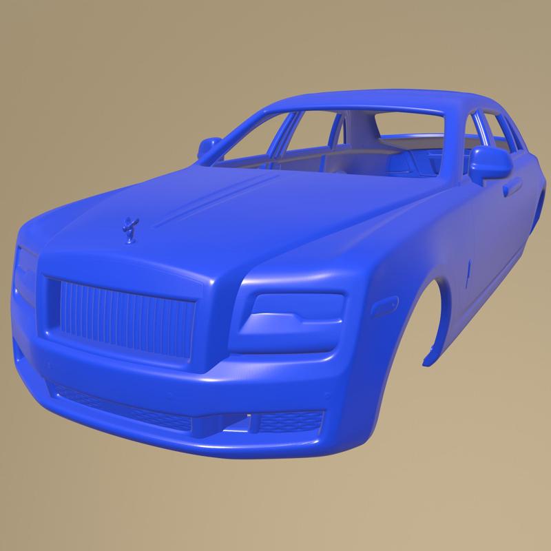 Rolls Royce Ghost EWB 2018 PRINTABLE CAR BODY
