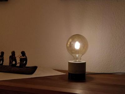 Concrete lamp