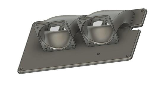 Lerdge K mount on V-slot 20xx & cooling top cover