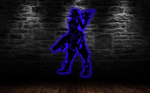 Valorant Raze Table Led Light Game