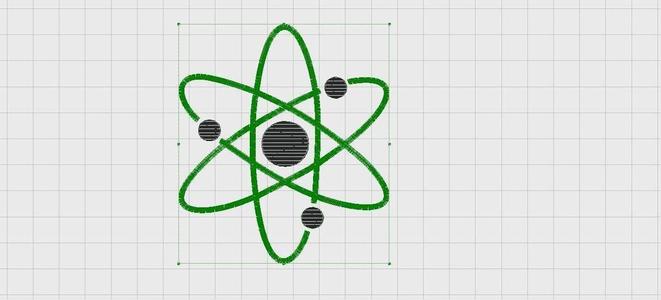Embroidery Nuclear Design