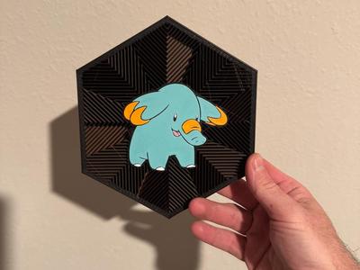 #231 Phanpy Hex Wall Art